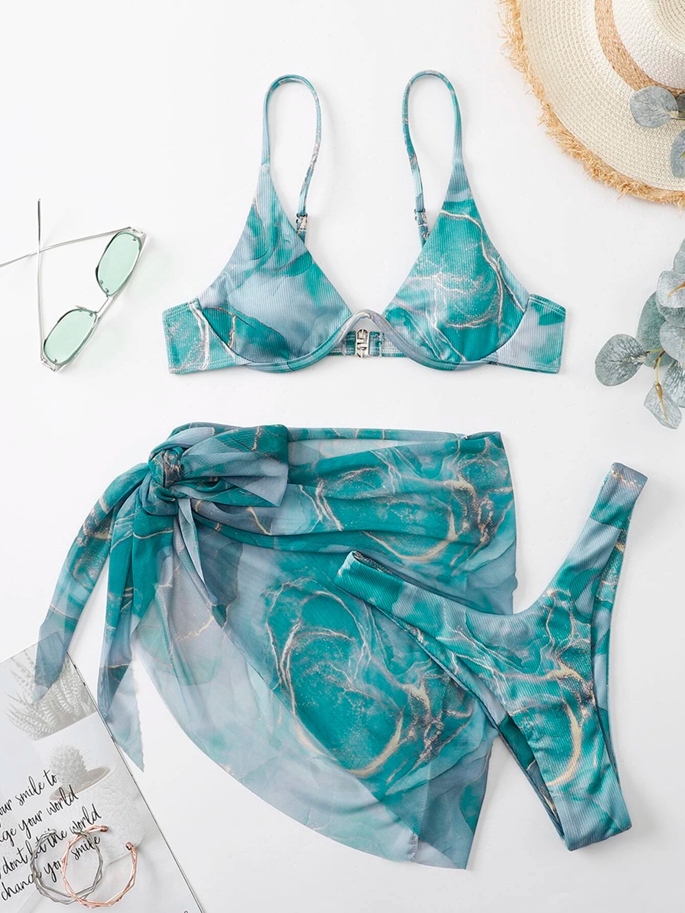 Biquíni Feminino Baya + Saída de banho