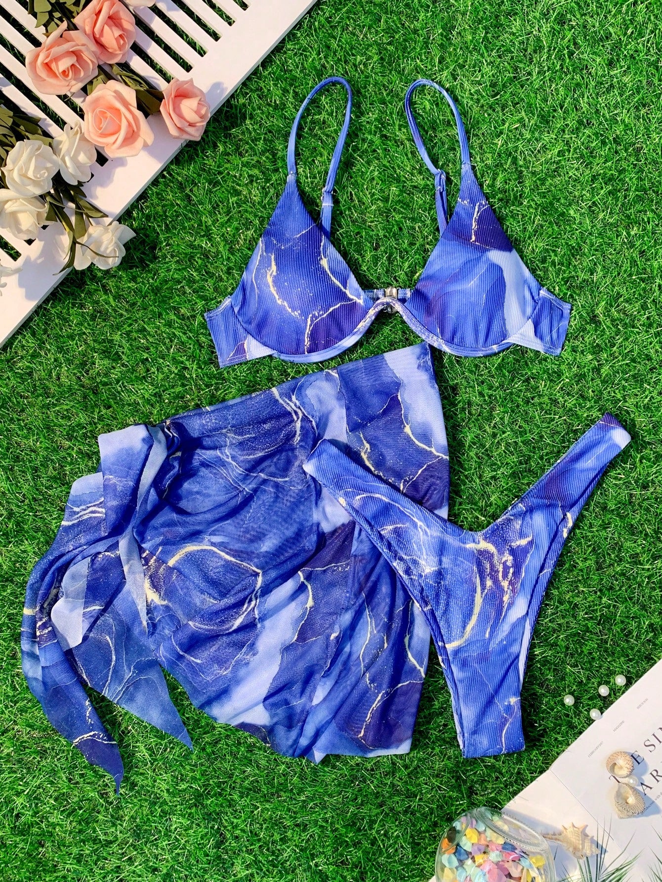 Biquíni Feminino Baya + Saída de banho