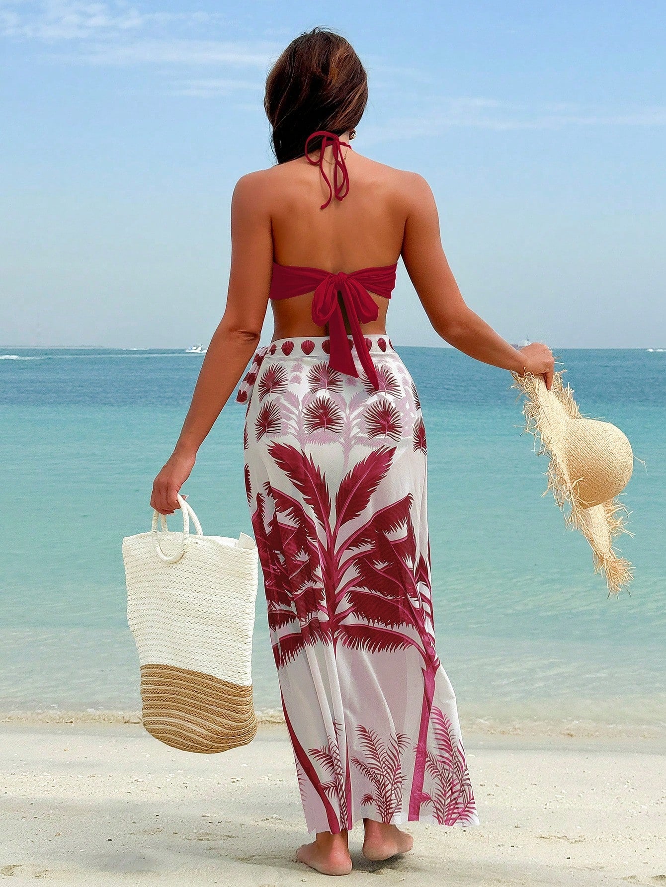 Biquíni Feminino Cravate + Saída de Praia Charmant