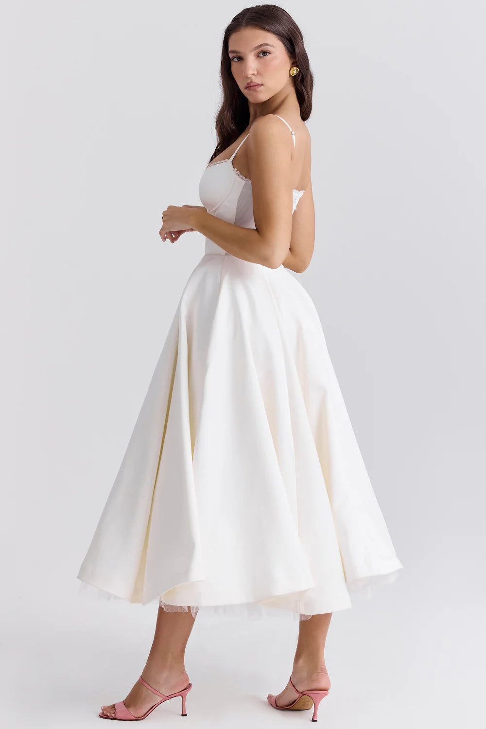 Vestido Feminino Midi Lunna