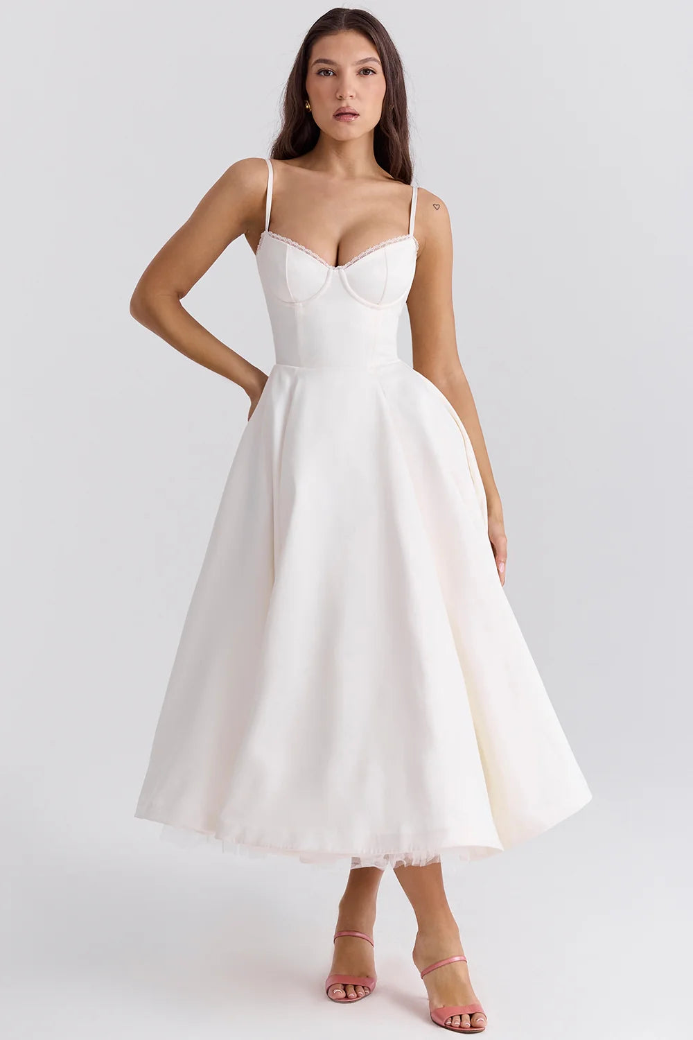 Vestido Feminino Midi Lunna