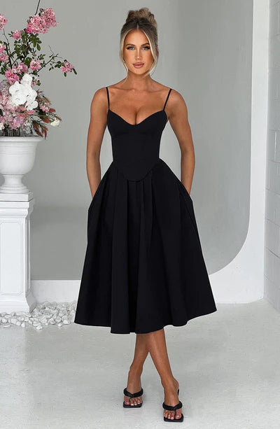 Vestido Feminino Midi Mariella