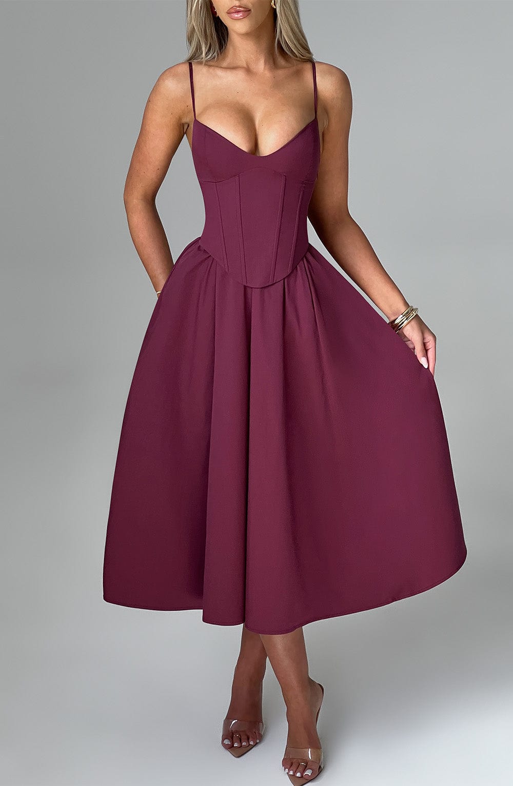 Vestido Feminino Midi Mariella