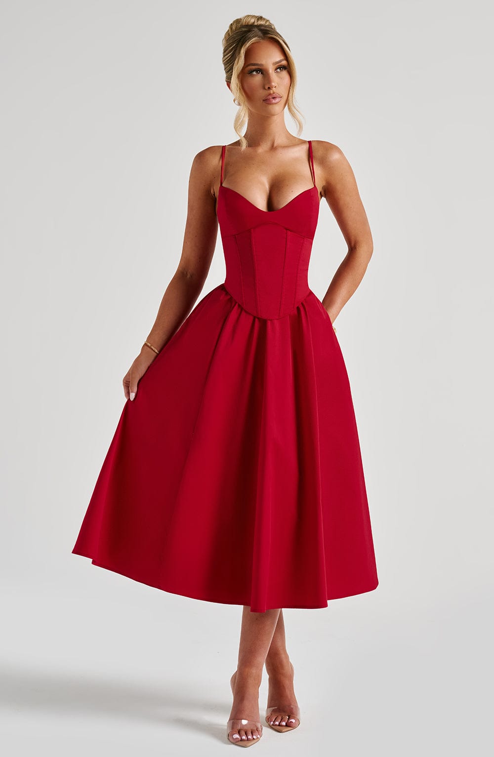 Vestido Feminino Midi Mariella