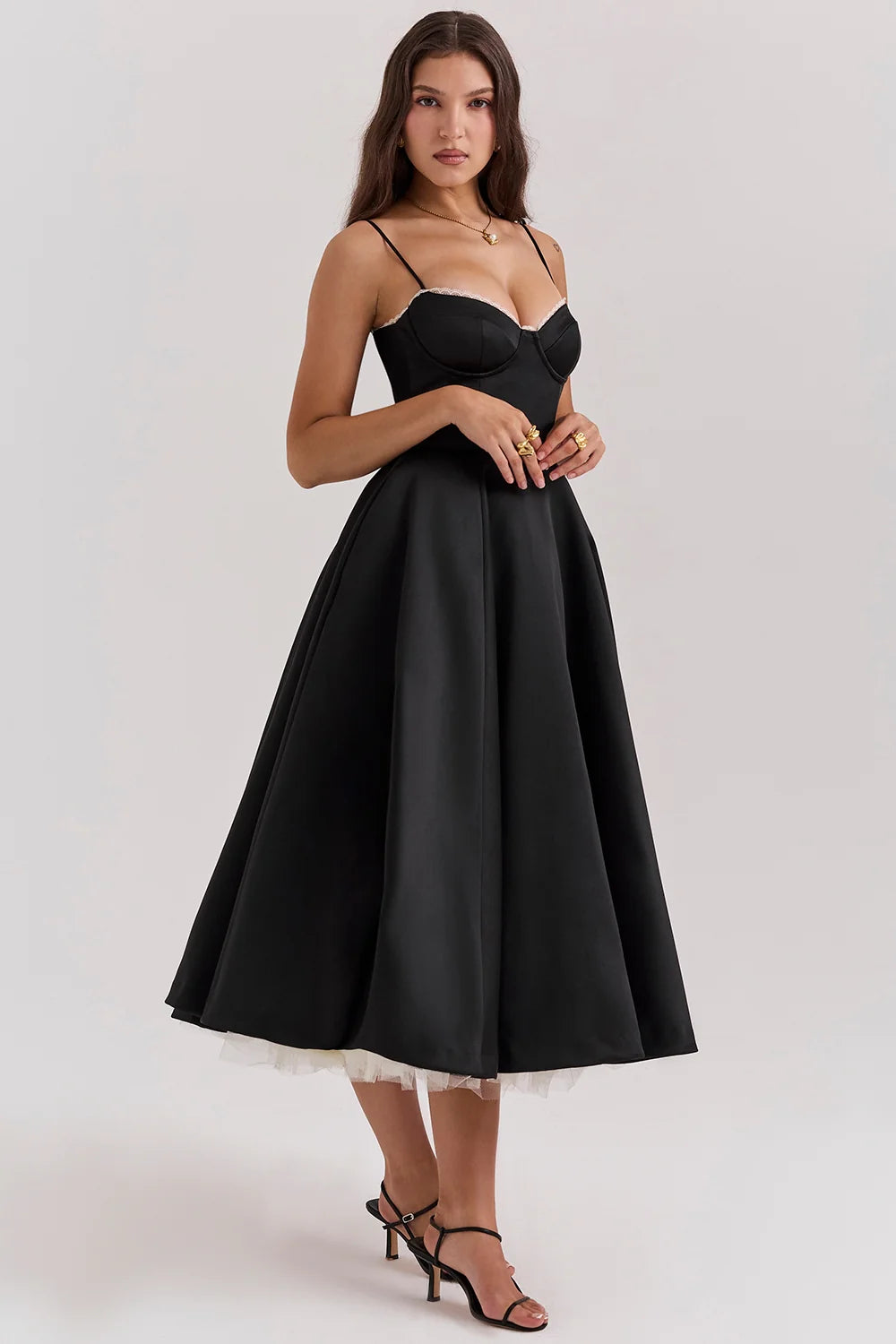 Vestido Feminino Midi Lunna
