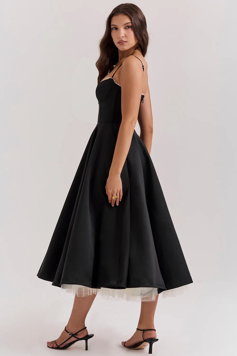 Vestido Feminino Midi Lunna