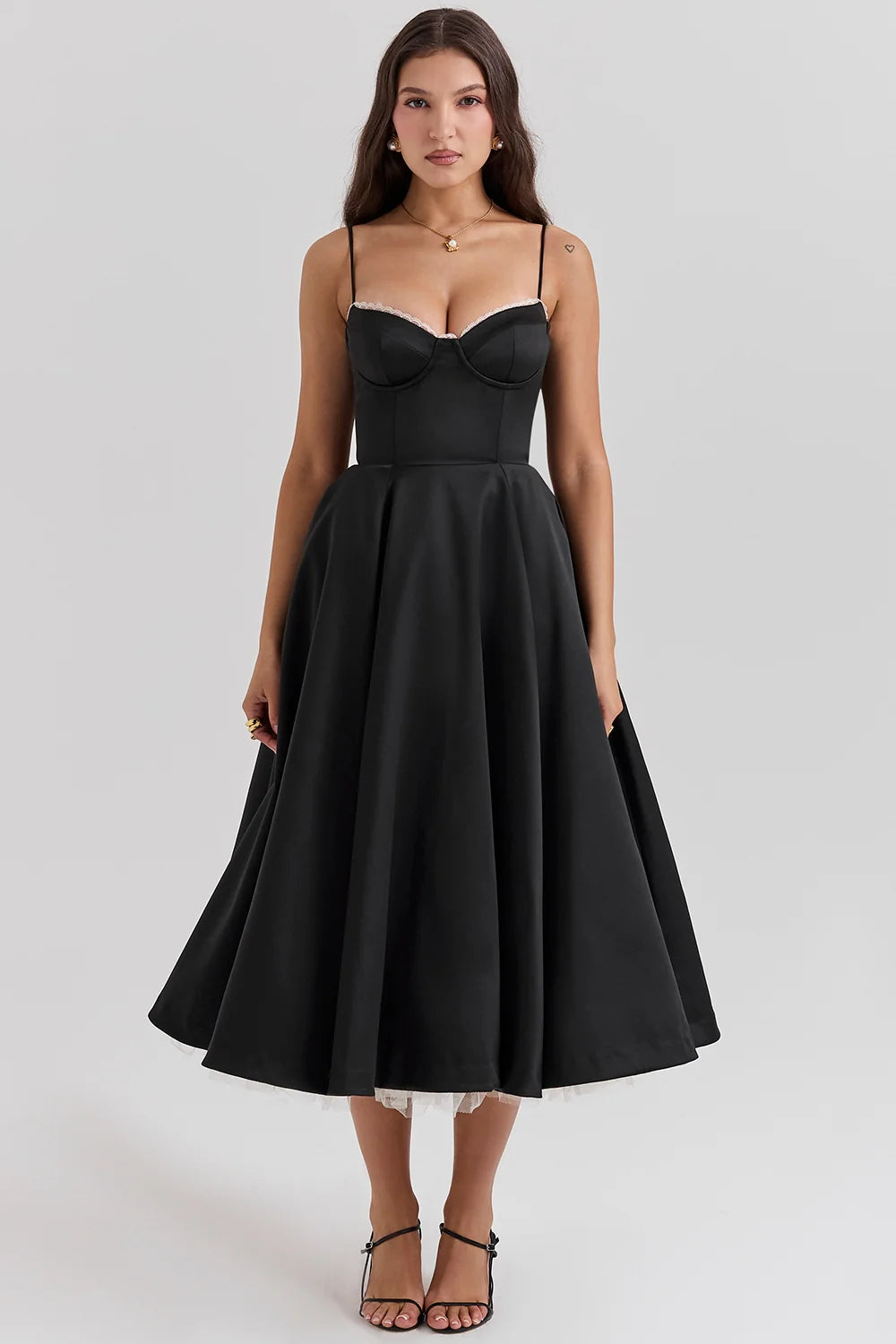 Vestido Feminino Midi Lunna
