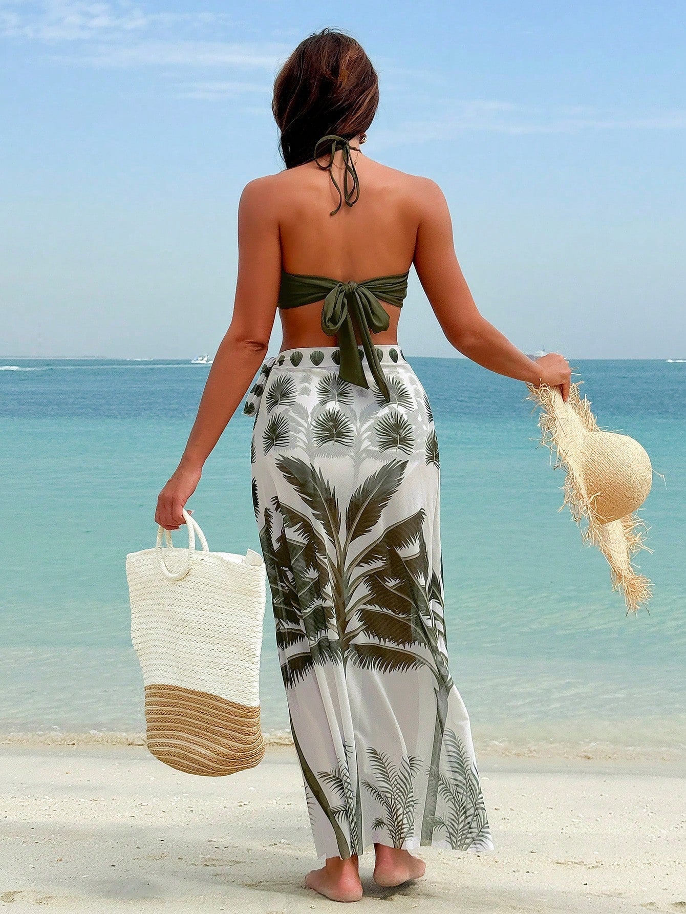 Biquíni Feminino Cravate + Saída de Praia Charmant