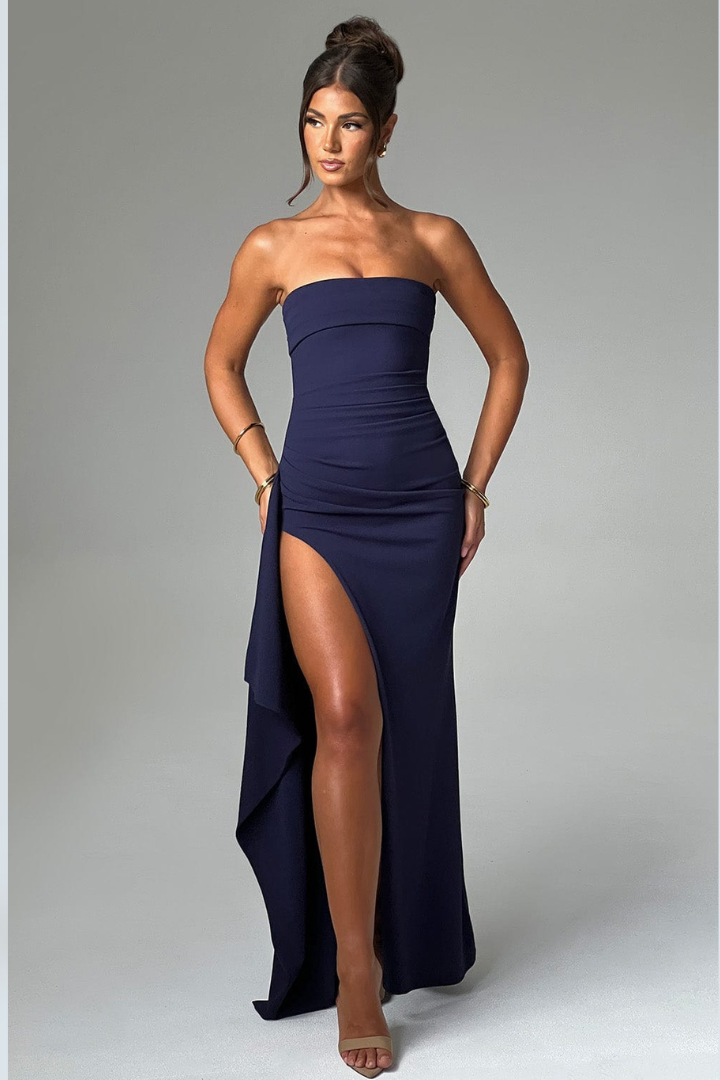 Vestido Feminino Longo Zafira Azul