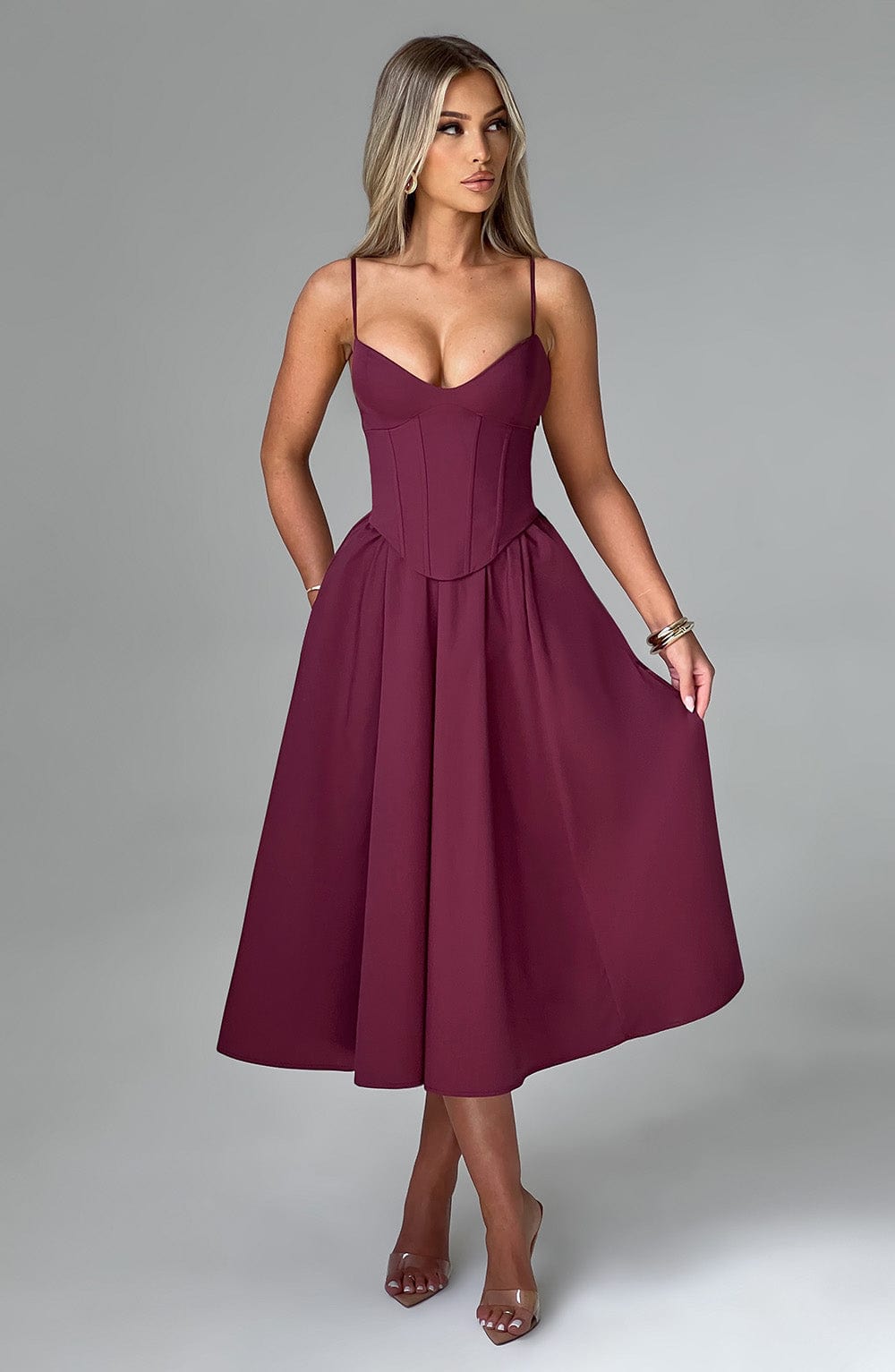 Vestido Feminino Midi Mariella