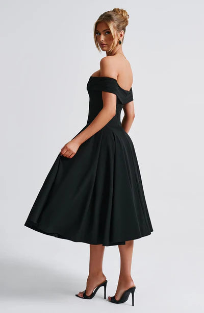 Vestido Miranda Midi Preto