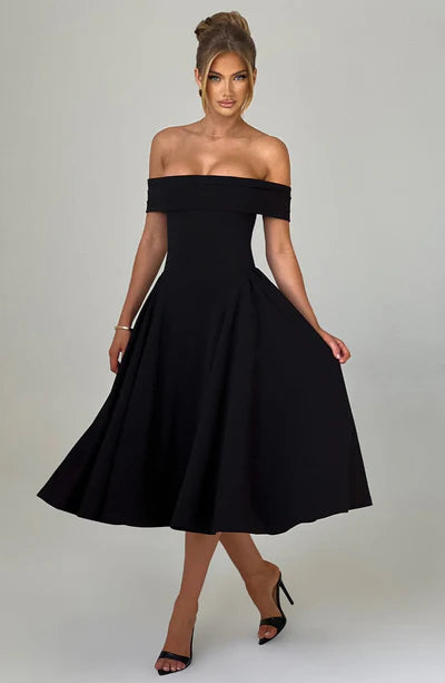 Vestido Miranda Midi Preto