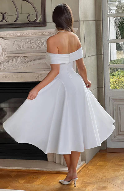 Vestido Feminino Miranda Midi Branco