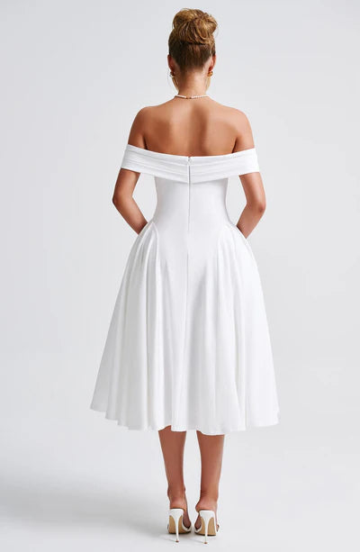 Vestido Feminino Miranda Midi Branco
