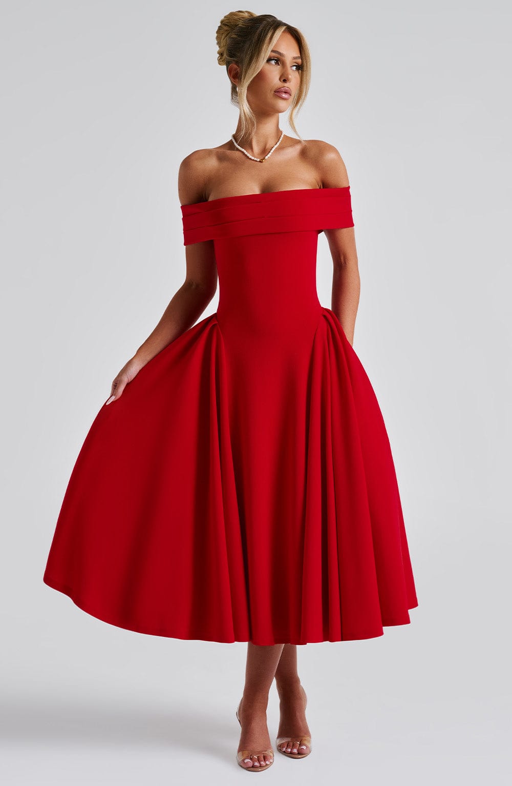Vestido Miranda Midi Vermelho