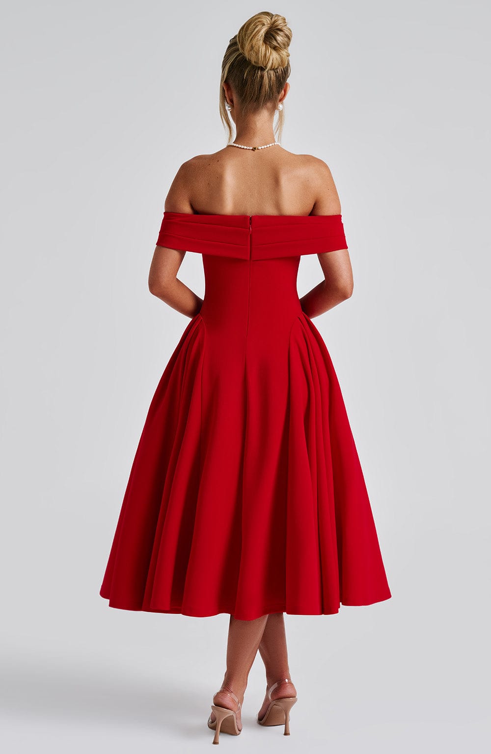 Vestido Miranda Midi Vermelho